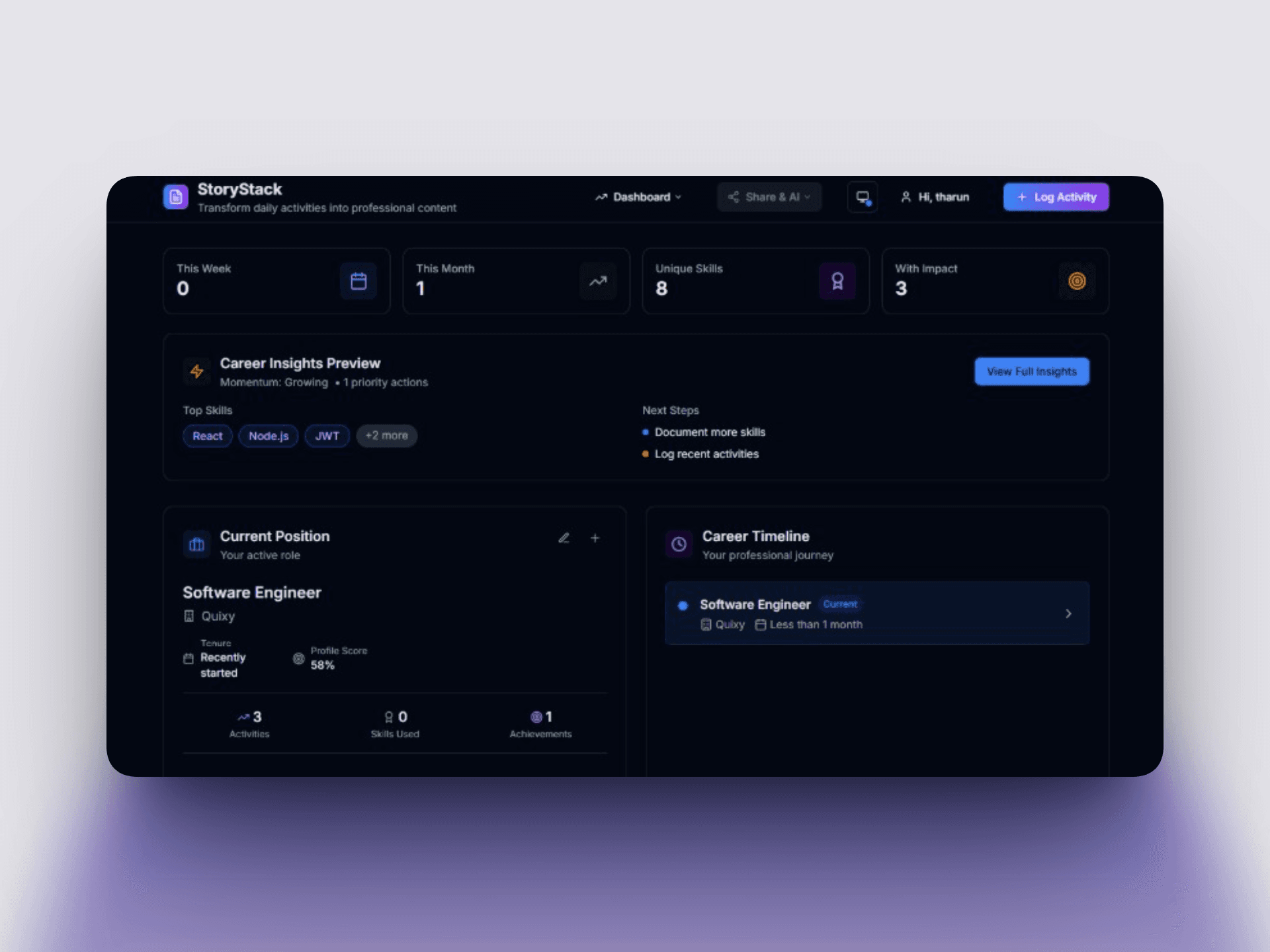 AI-Powered Career Intelligence Platform